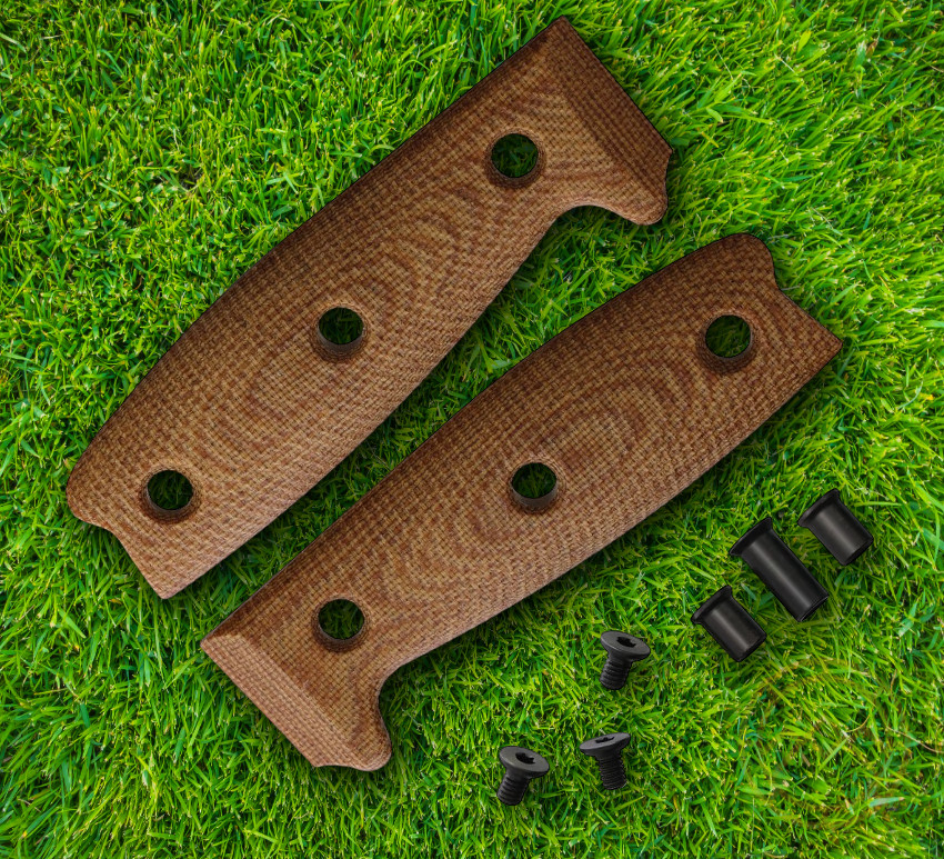 ESEE Handle For ESEE 3 Fixed-Blade Knife Brown Micarta Includes Hardware USA