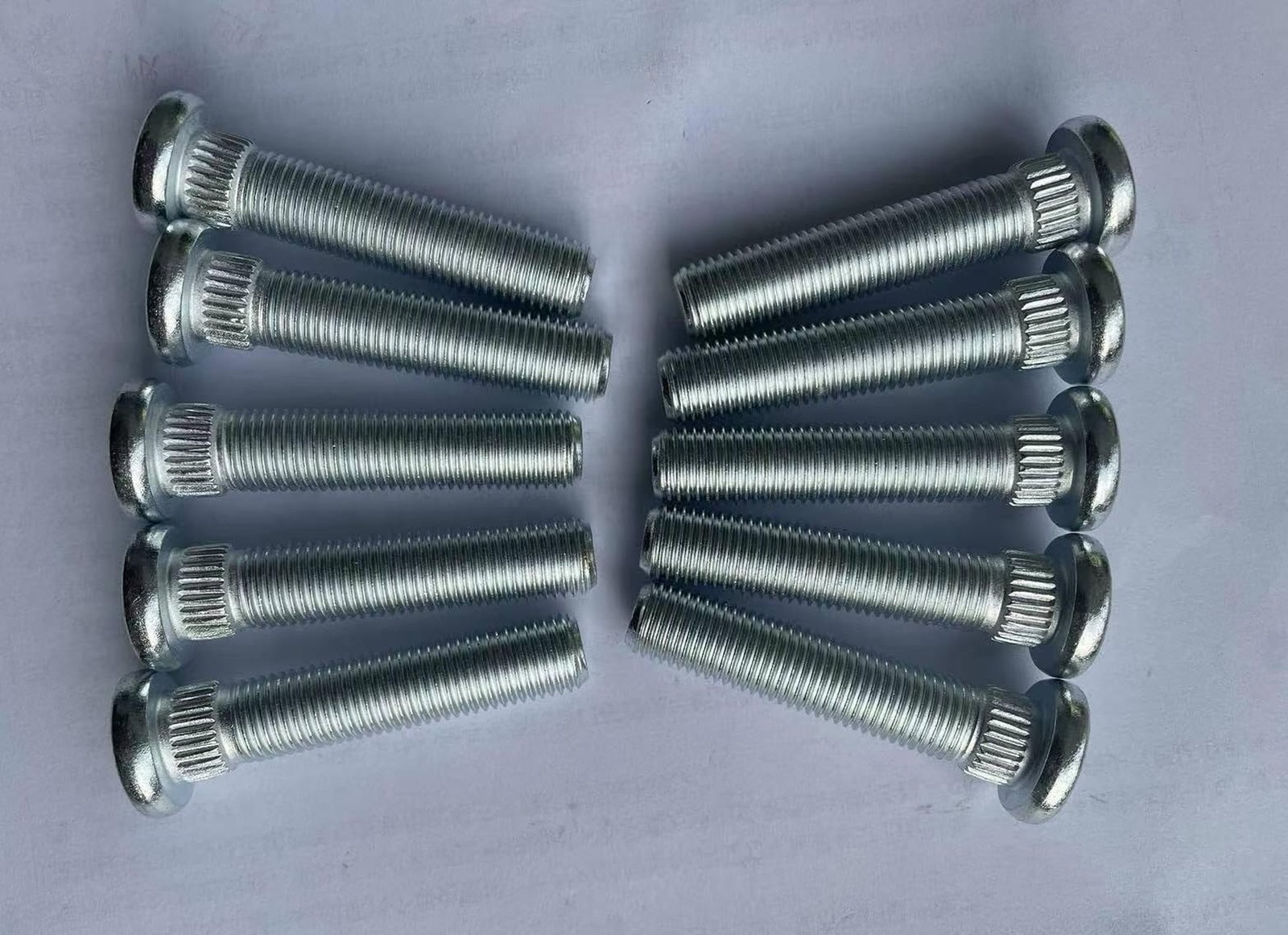 10PCS 5/8" Longer Than Stock Wheel Studs 7/16-20 Thread 0.487 Knurl | Under H...