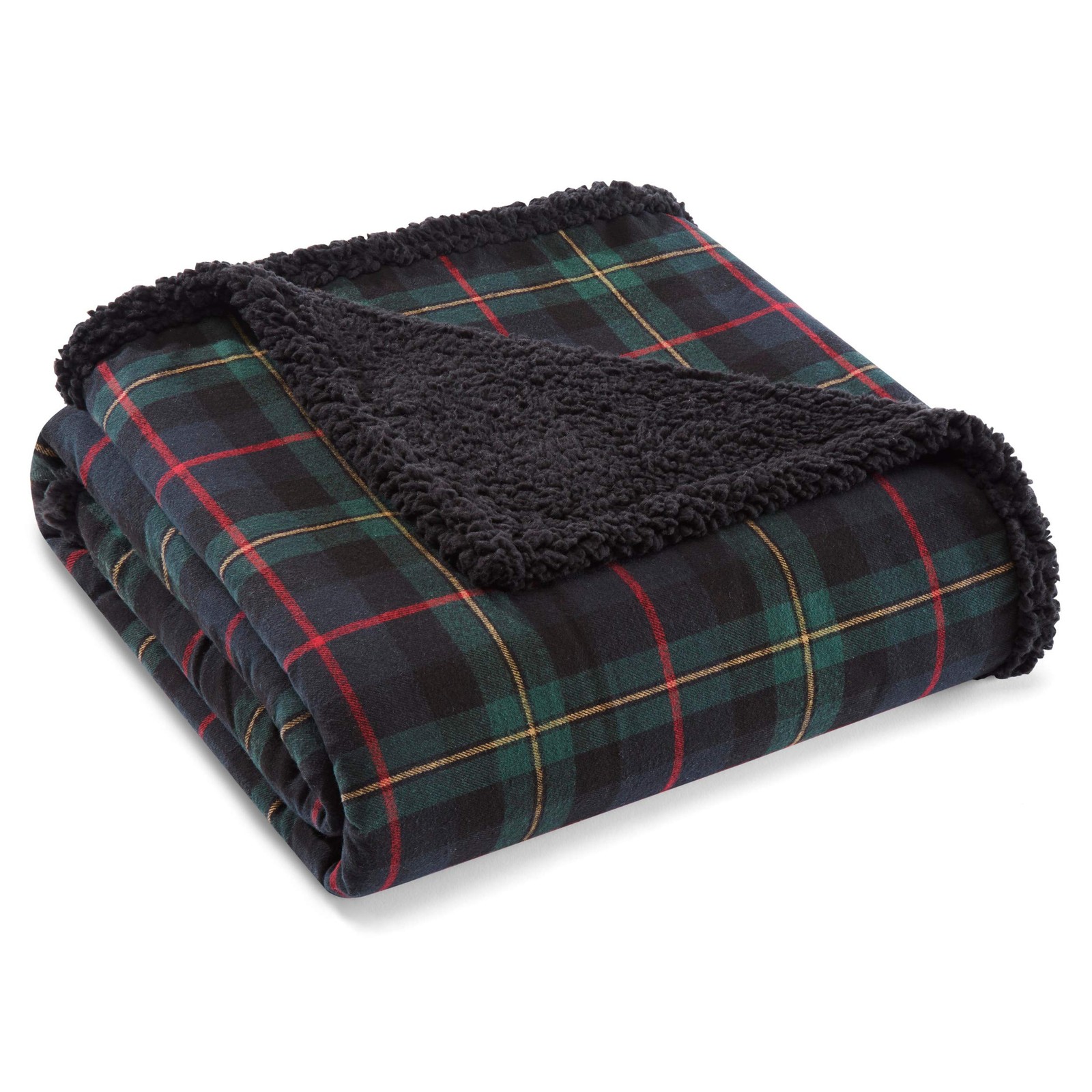 - Throw Blanket, Brushed Fleece & Plush Sherpa Bedding, Throw Blanket for Cou...