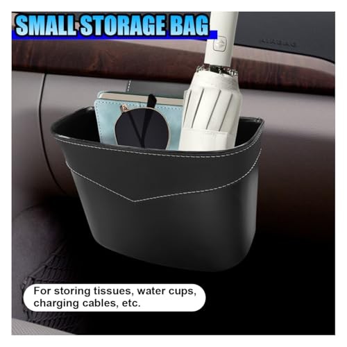 Mini Car Trash Can - Leak-Proof Hanging Car Garbage Can Auto Trash Bag GloveBox