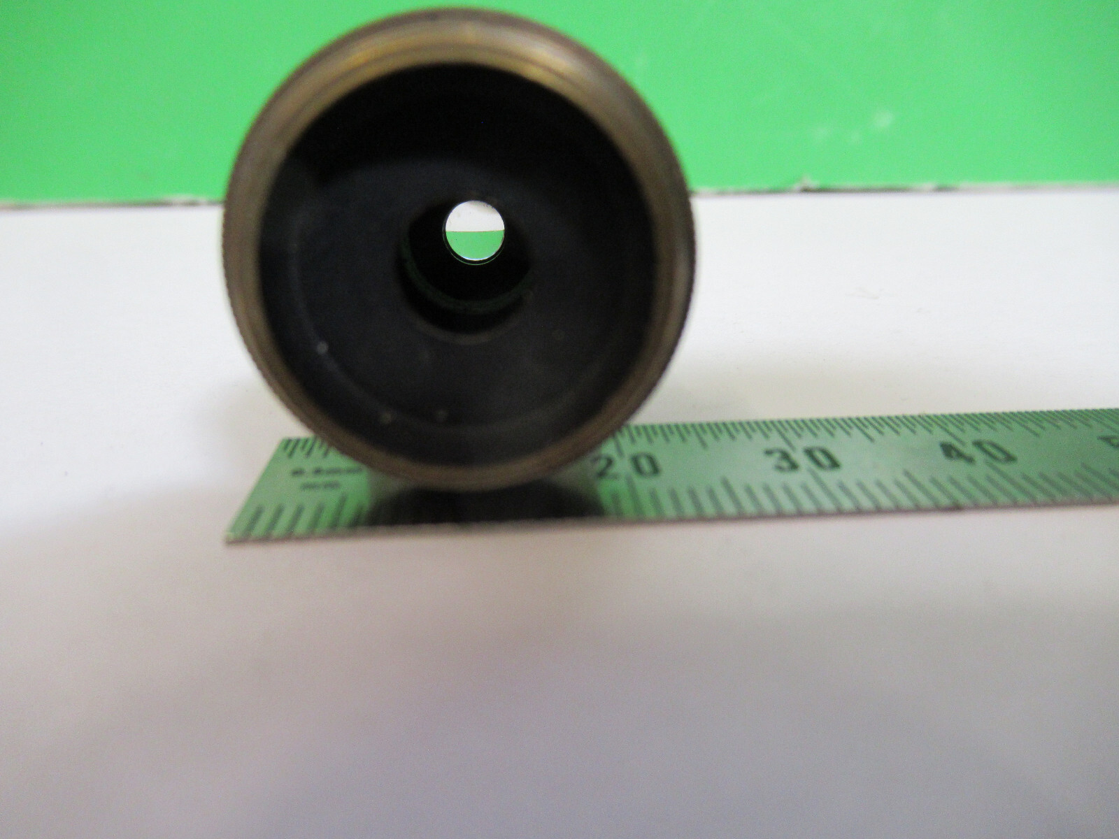 ANTIQUE BRASS ERNST LEITZ "7" OBJECTIVE MICROSCOPE AS PICTURED #H3-A-46