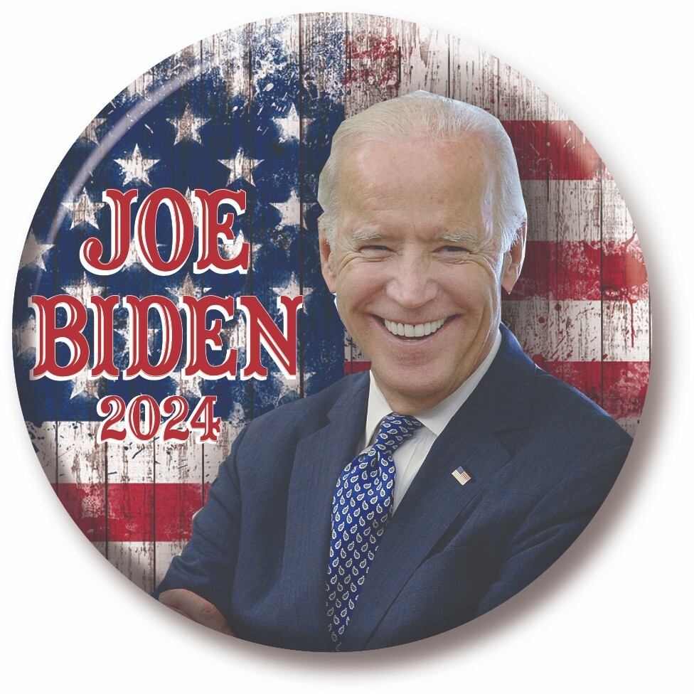 QTY 12 JOE BIDEN For President of the United States 2024 3" PIN BACK BUTTONS