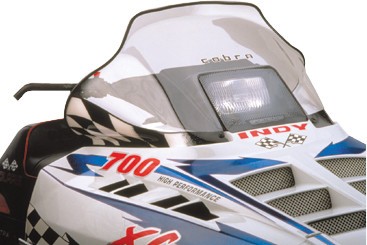Powermadd Windshield 14in. Clear/Racer Graphics #11132
