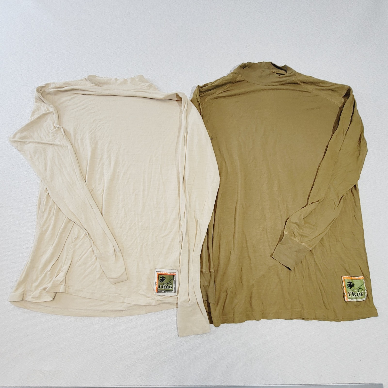 Lot of 2 - Peckham Flame Resistant FROG Tactical Long Sleeve Shirt Mens Size Med