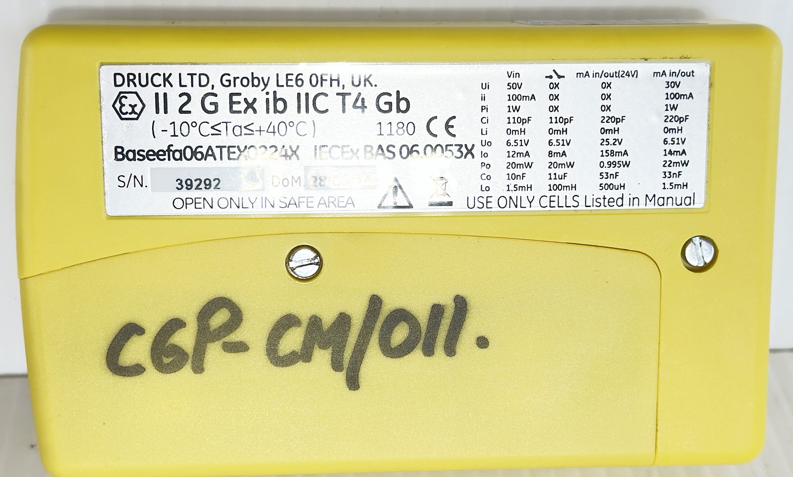 Druck UPS III IS Loop Calibrator Intrinsically Safe ATEX Linear Flow