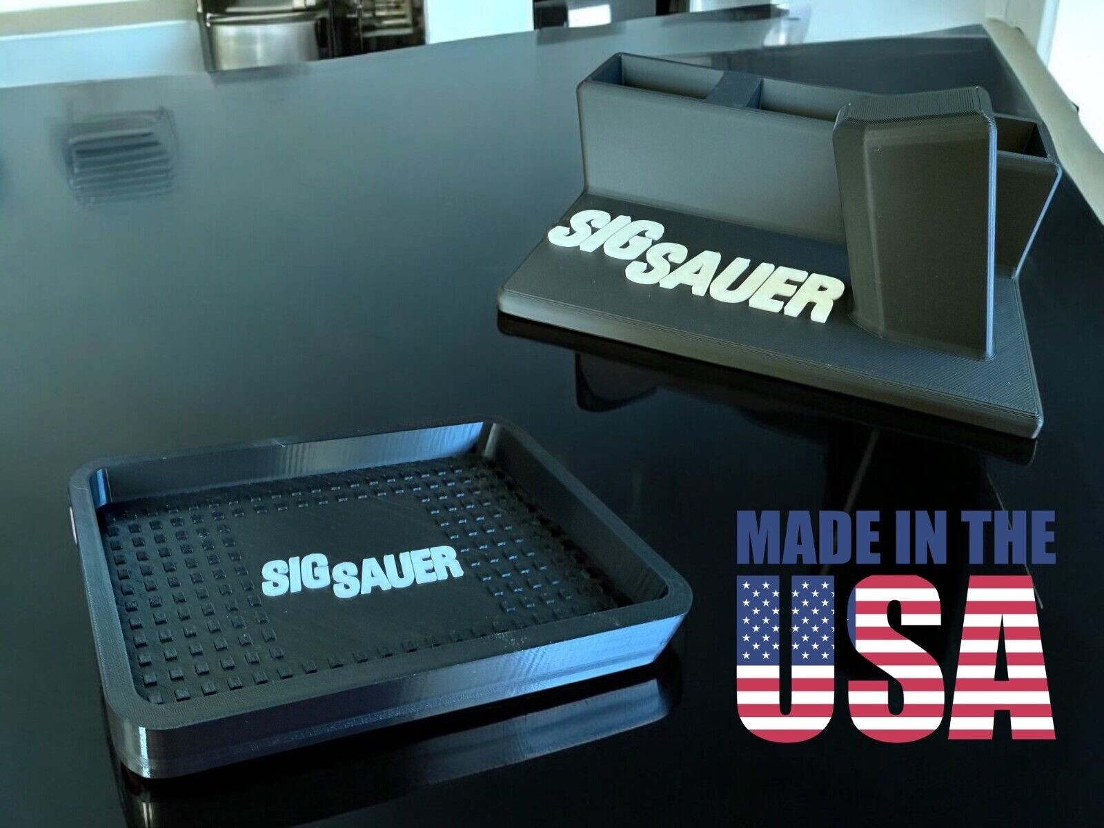 Sig Sauer P320 Pistol Stand and Small Parts EDC Dump Tray  Maintenance