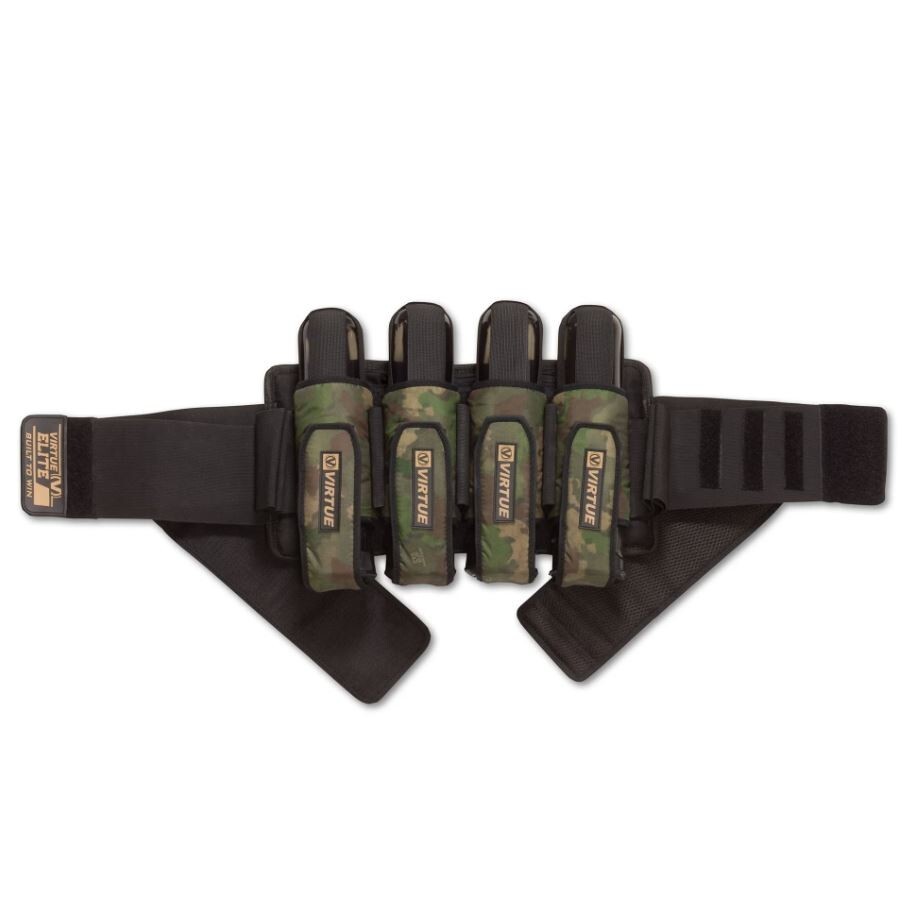 Virtue Paintball Elite 4+7 Padded Pod Pack Harness Pack Reality Brush Camo
