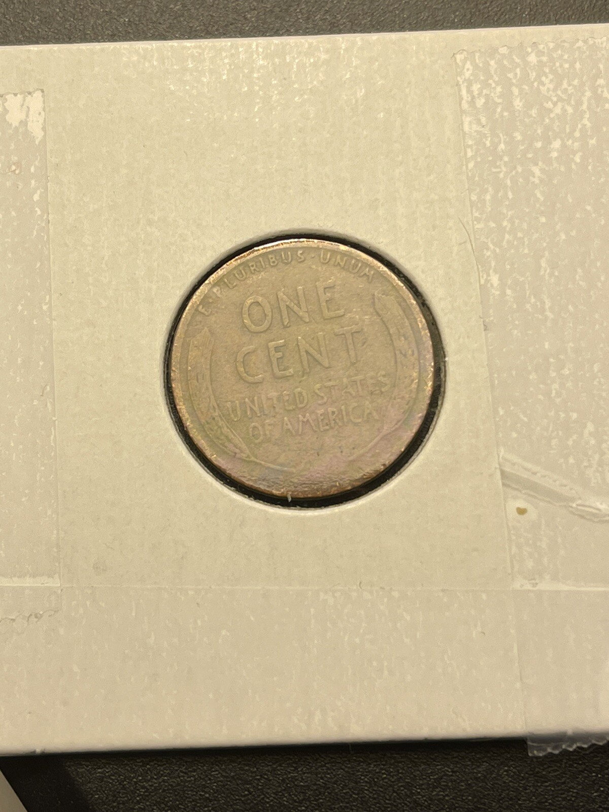 1919 Lincoln Wheat Cent Underweight 2.86 Grams Solid Strike Planchette Error