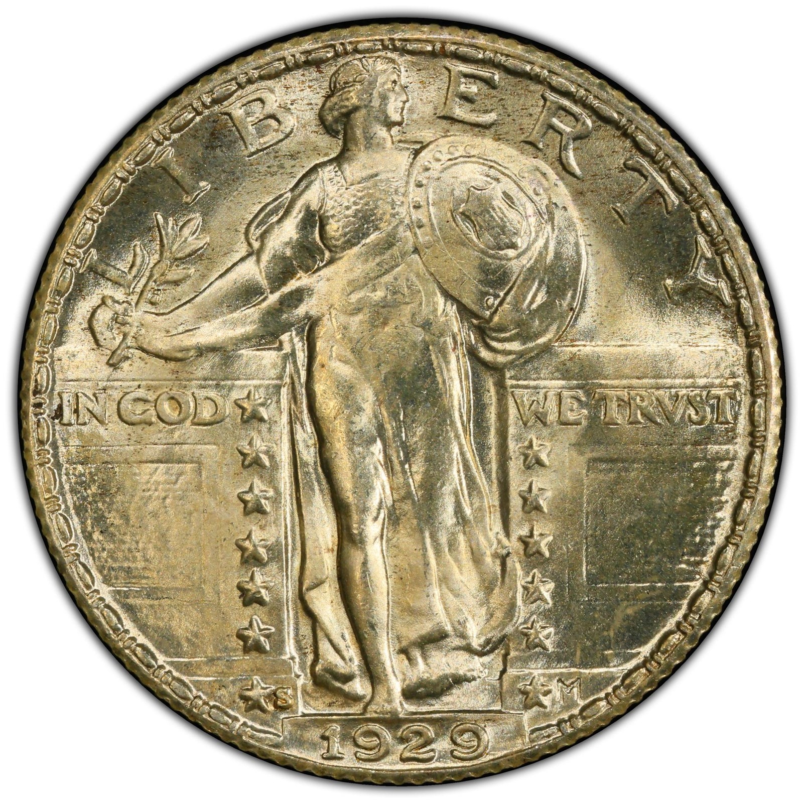 1929-S 25C Standing Liberty Quarter PCGS MS67FH