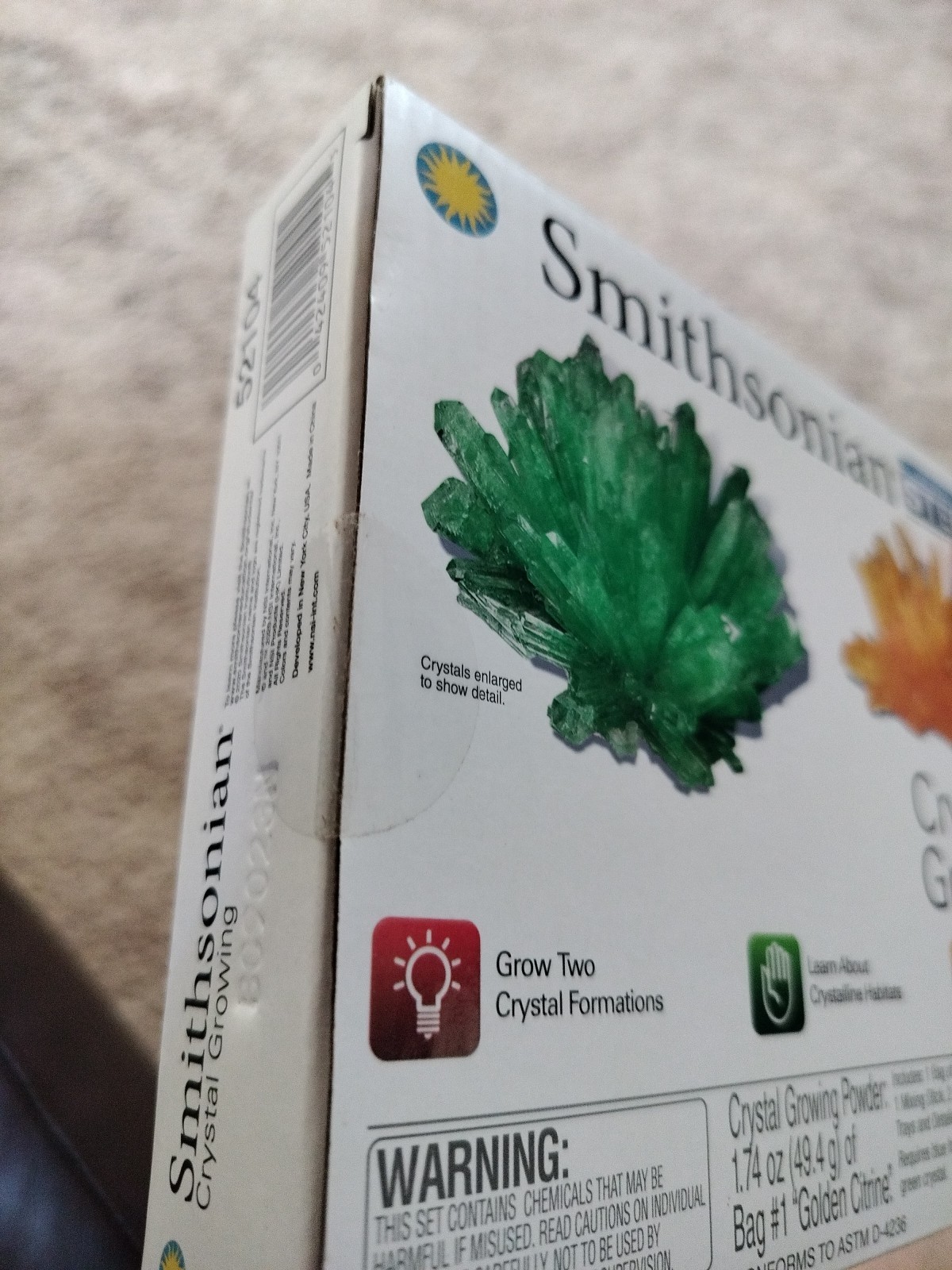 NEW IN BOX: Smithsonian STEM Crystal Growing, for Ages 10+
