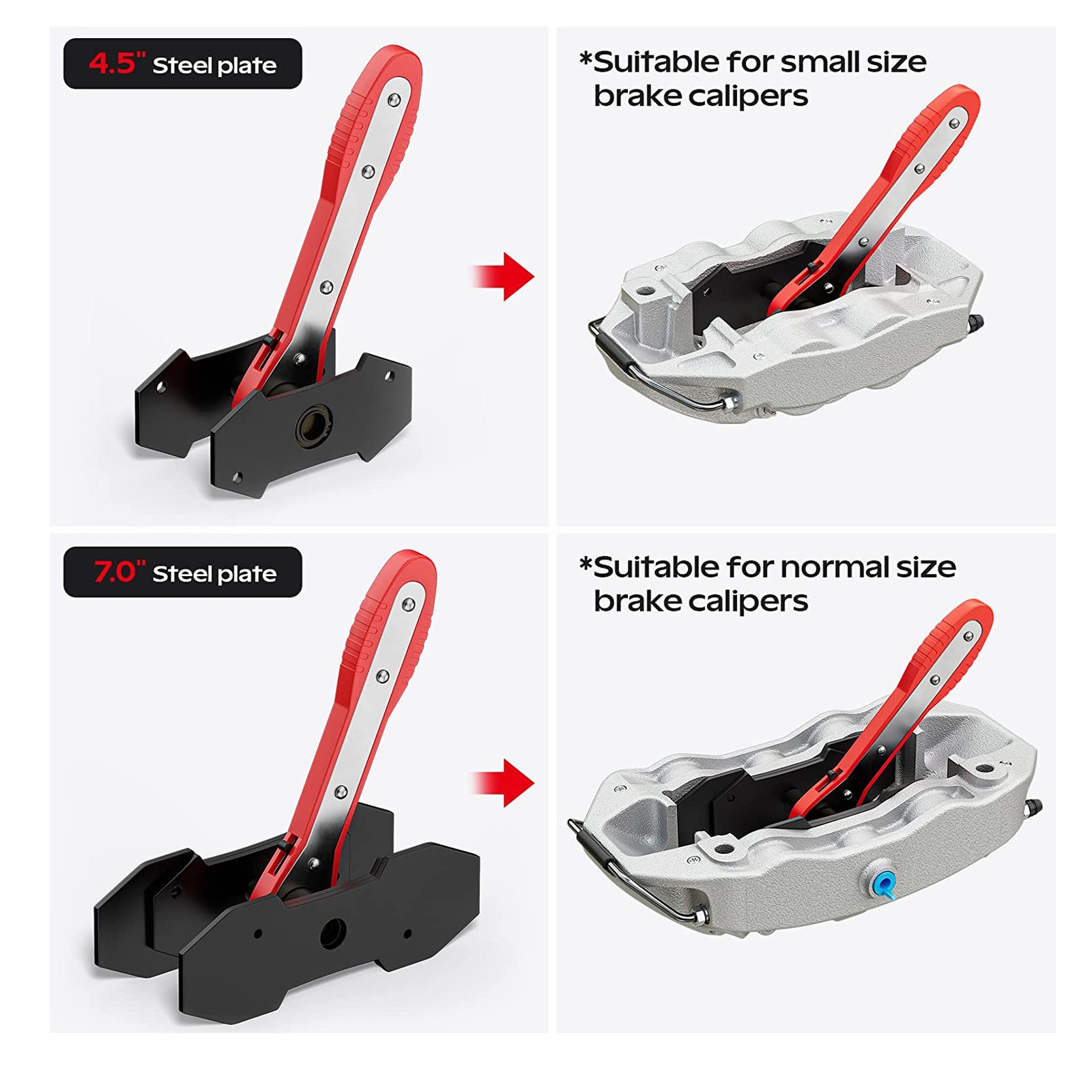 Ratchet Brake Piston Caliper Spreader Brake Caliper Press Tool Pad Compressor