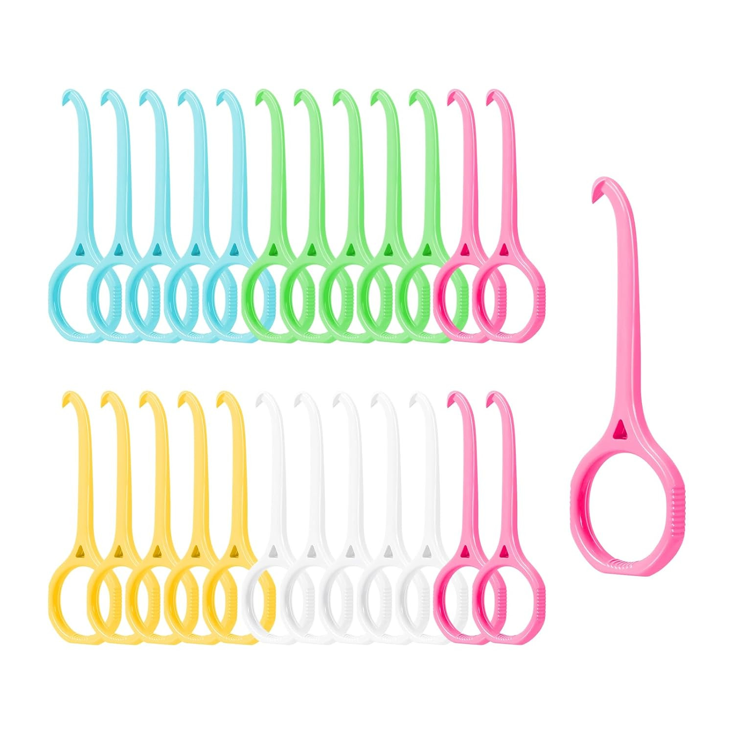 25PCS Aligner Removal Tools Tooth Hooks for Invisible Braces 5-Color Retainer Re