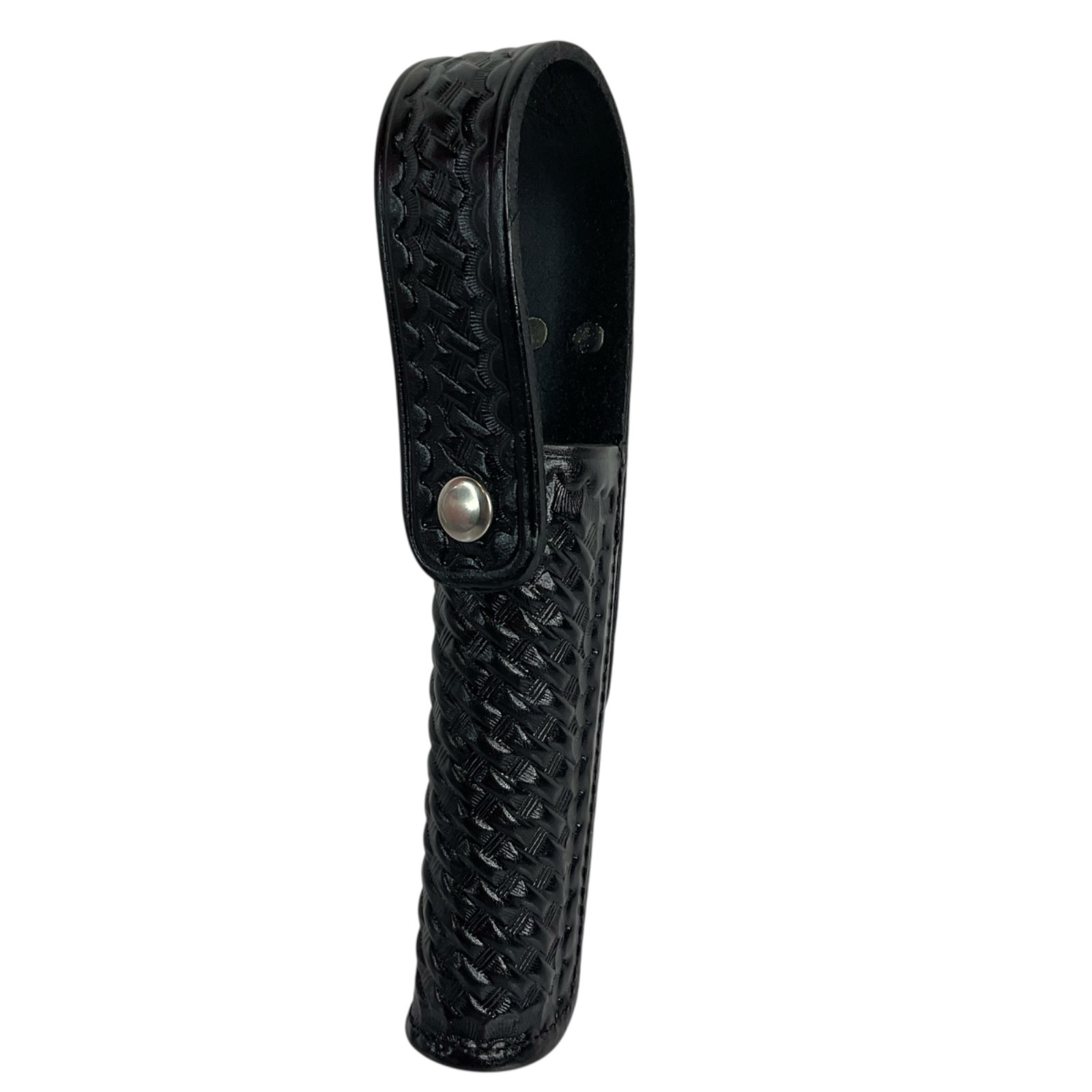 Stallion Flashlight Holder Leather Black Basket Weave SLD-2 Streamlight Stinger