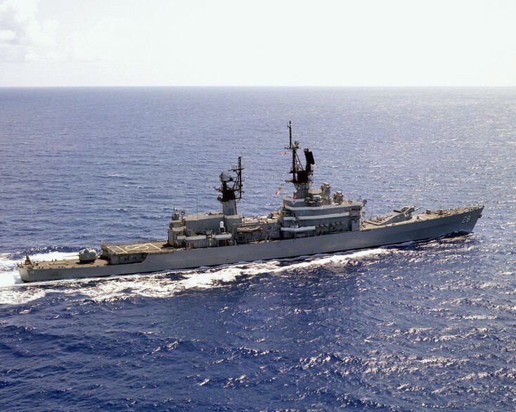 USS WAINWRIGHT 8X10 PHOTO CG-28 NAVY US USA  DESTROYER LEADER SHIP