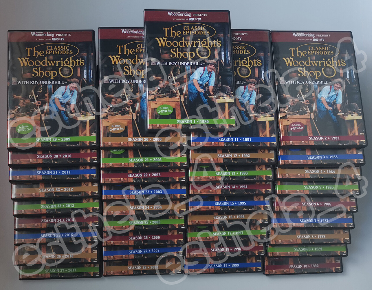 Season 1-37 The Woodwright's Shop with Roy Underhill - Complete Brand New Sealed