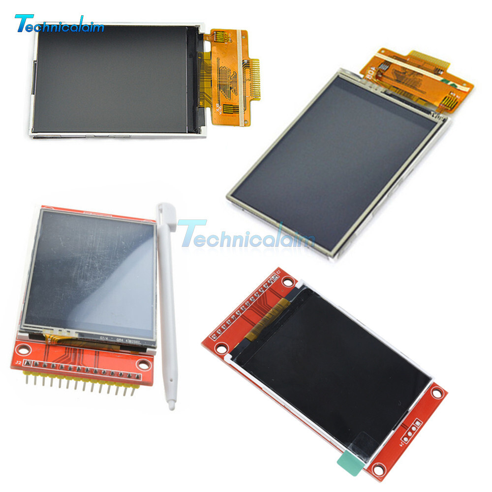240x320 3.3V/5V 2.4" Inch SPI Serial TFT LCD ILI9341 Driver ± Touch Screen Panel