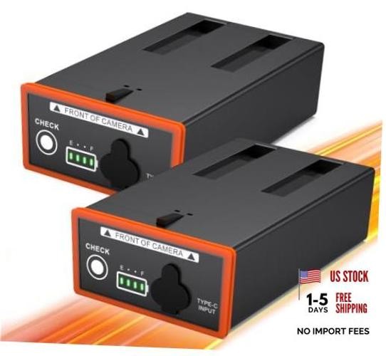 2-Pack 5000mAh Battery Pack Compatible with Moultrie Edge Cellular Trail 2 Pack