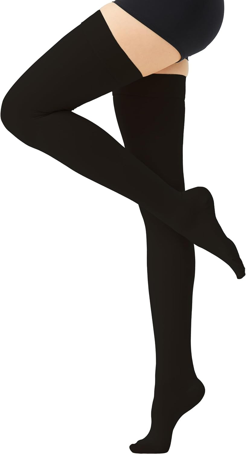 Thigh High Compression Stockings for Women and Men, 20-30 Mmhg Medical Compressi