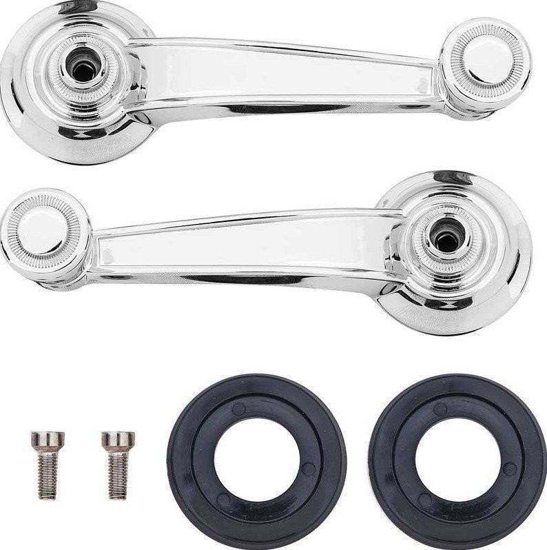 Chrome Window Crank Handle Set For 1967 Plymouth Barracuda and Belvedere