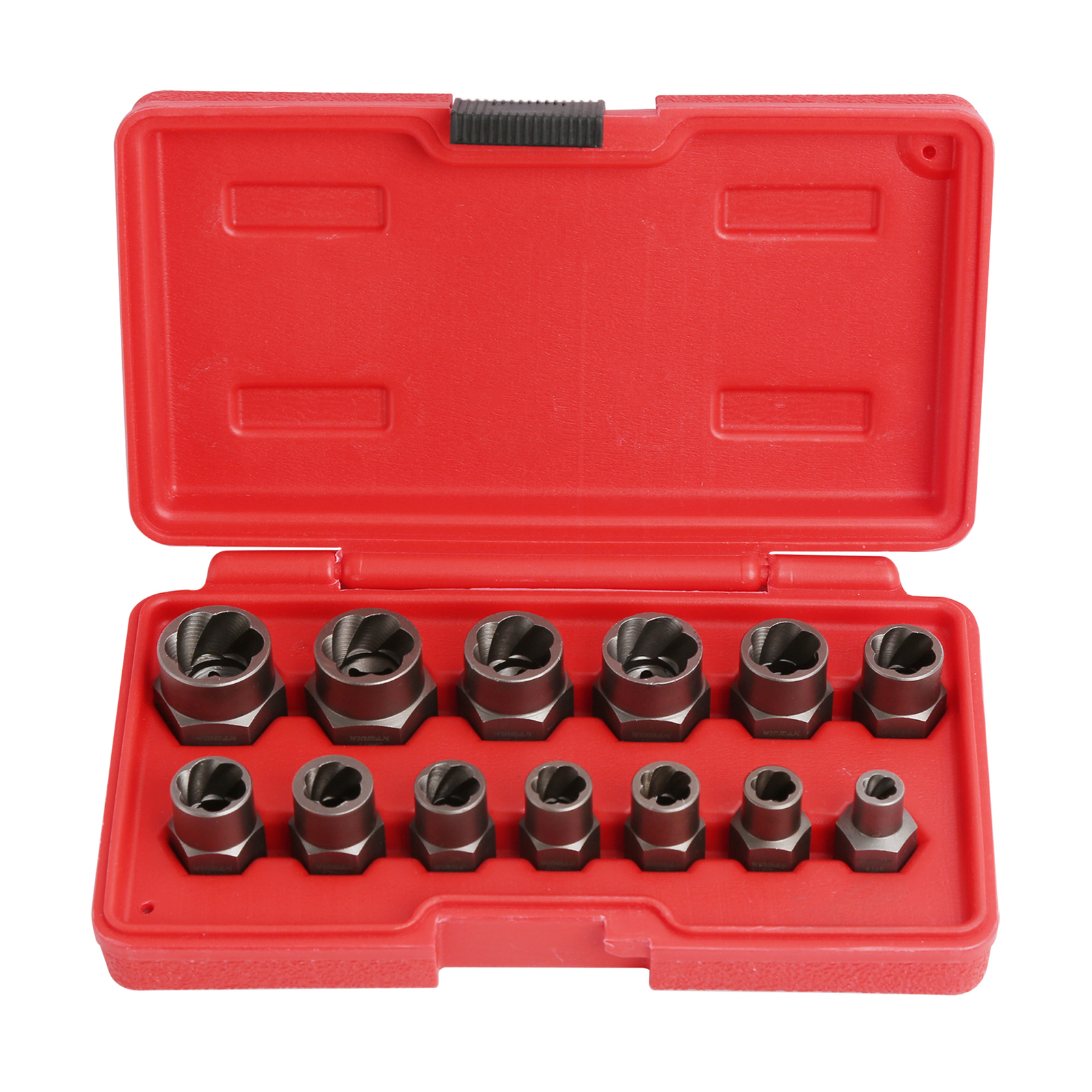 Bolt & Nut Extractor Set Damaged Rusted Socket Remover Use With 3/8 IN Wrench
