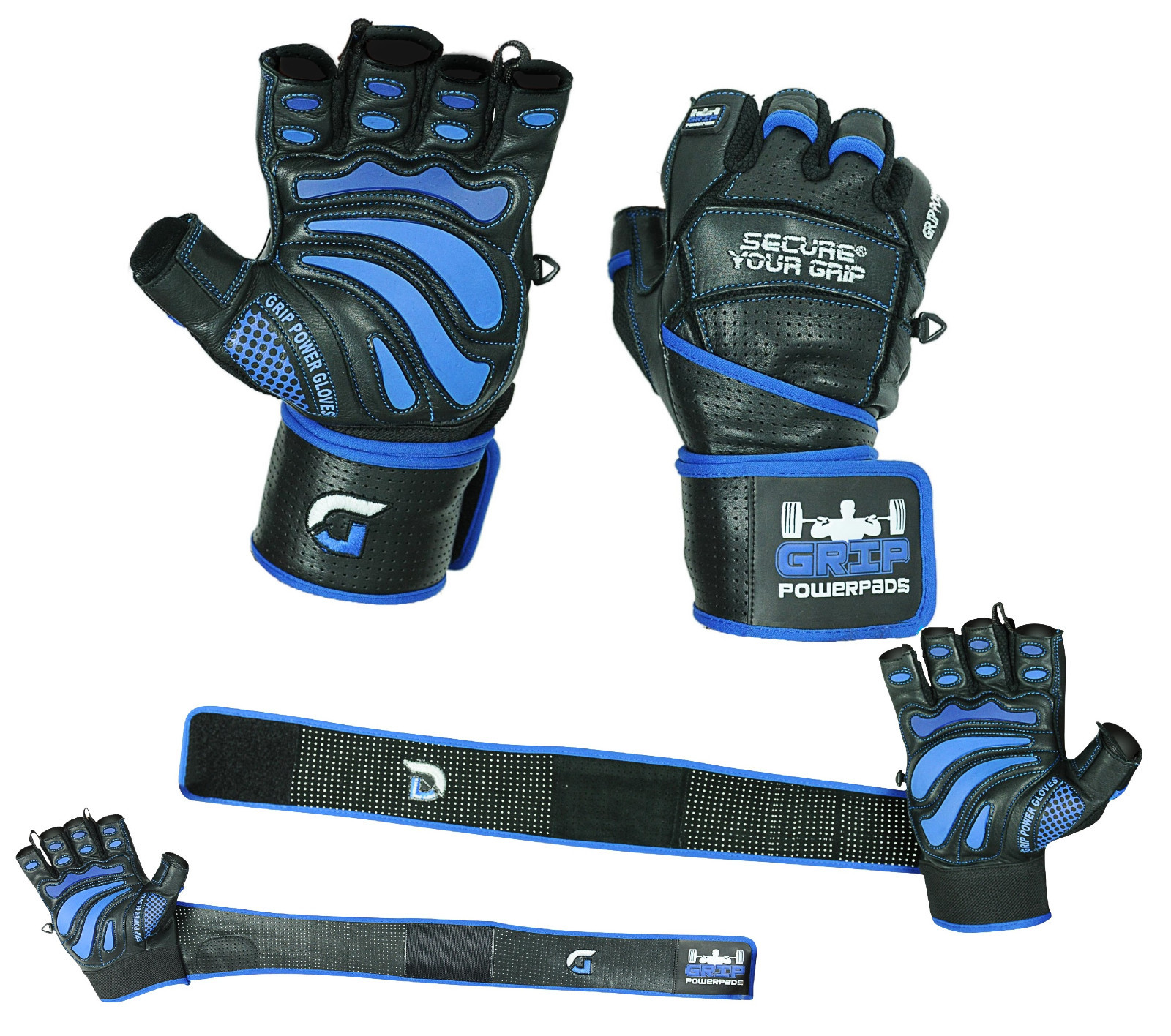 Gym Body Building Training Fitness Gloves Sports Weight Lifting Workout Exercise