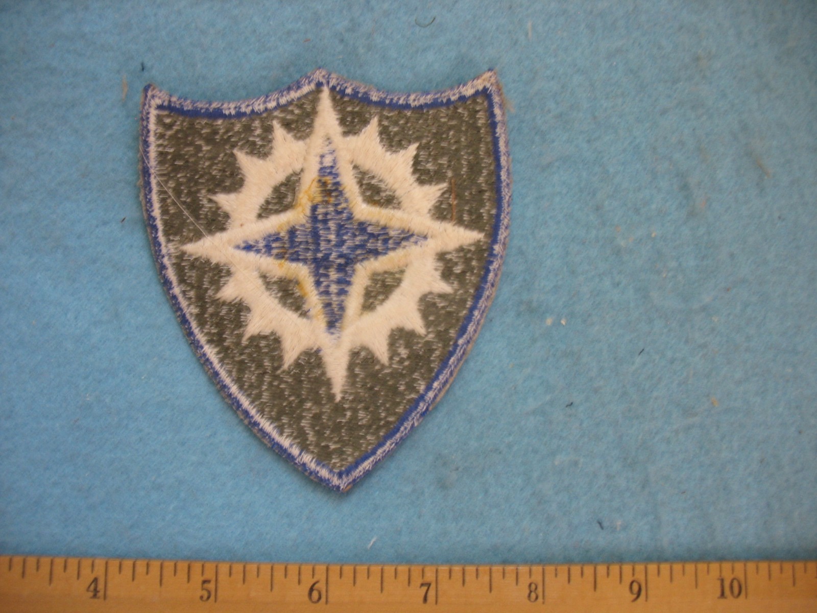 Original unused WWII US Army XVI Corps whiteback patch