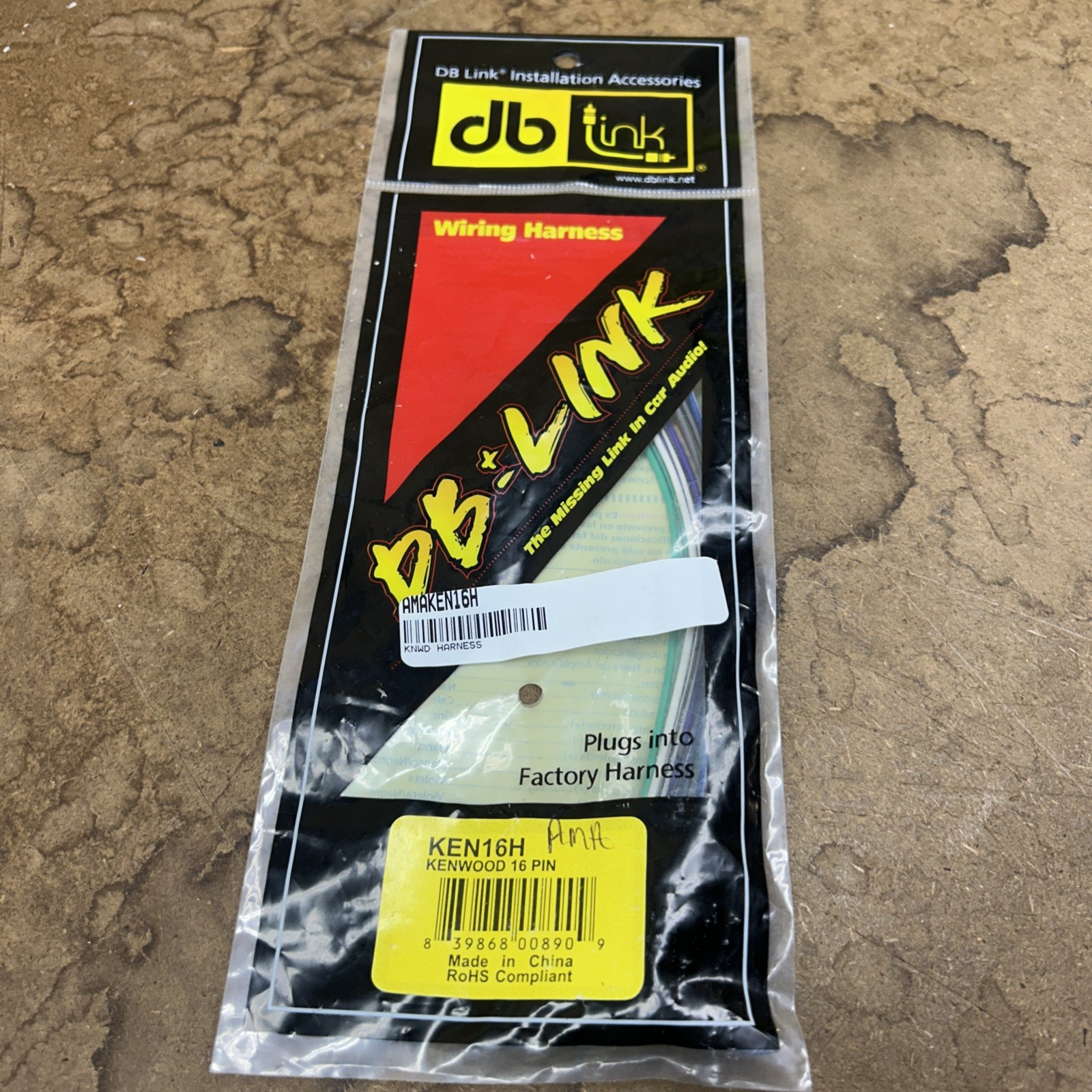 DB Link Kenwood KEN16H 16 Pin Amplifier Kit Wiring Harness New Sealed
