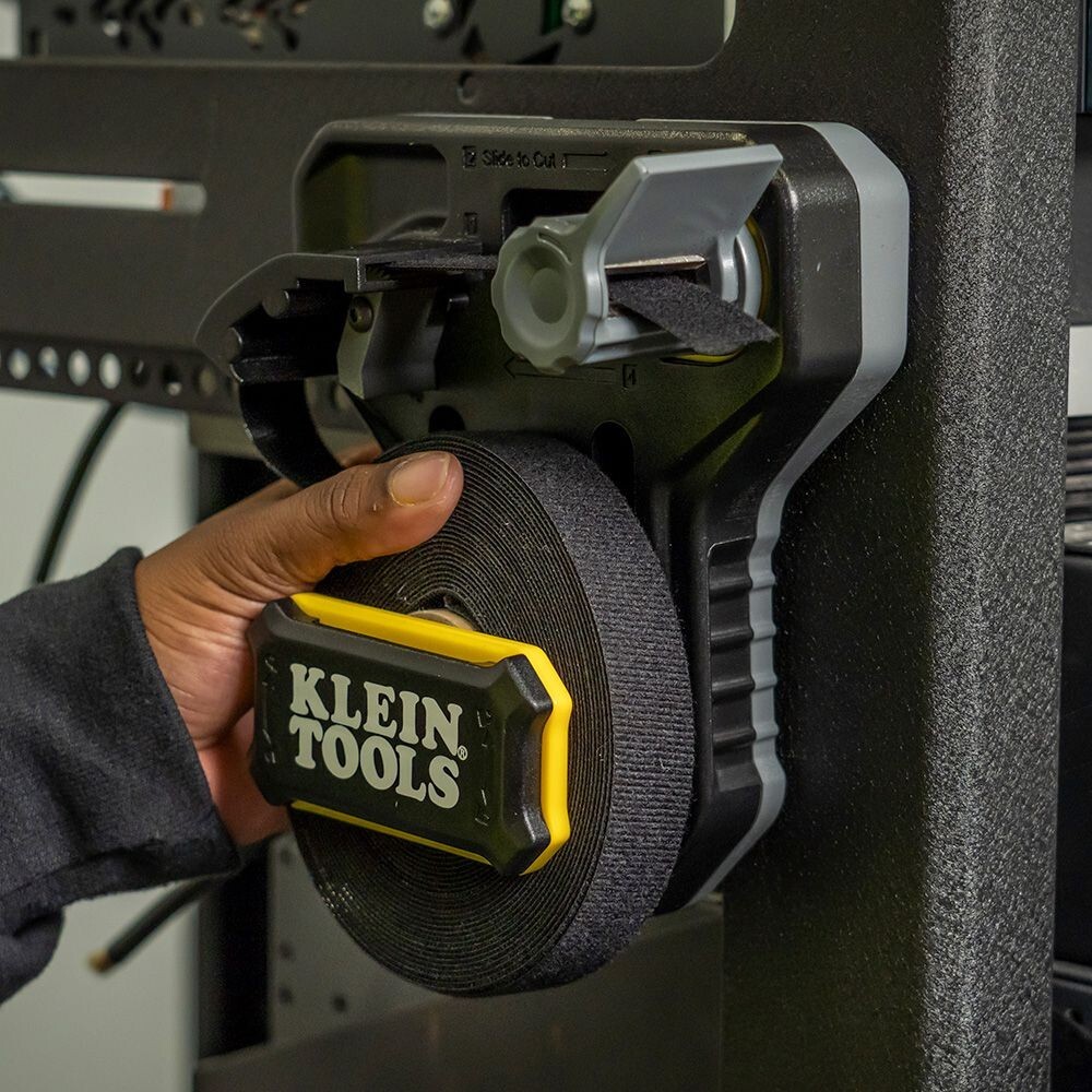 Klein Tools 450-900 Hook and Loop Tape Dispenser, Versatile Cable Ties, Custom