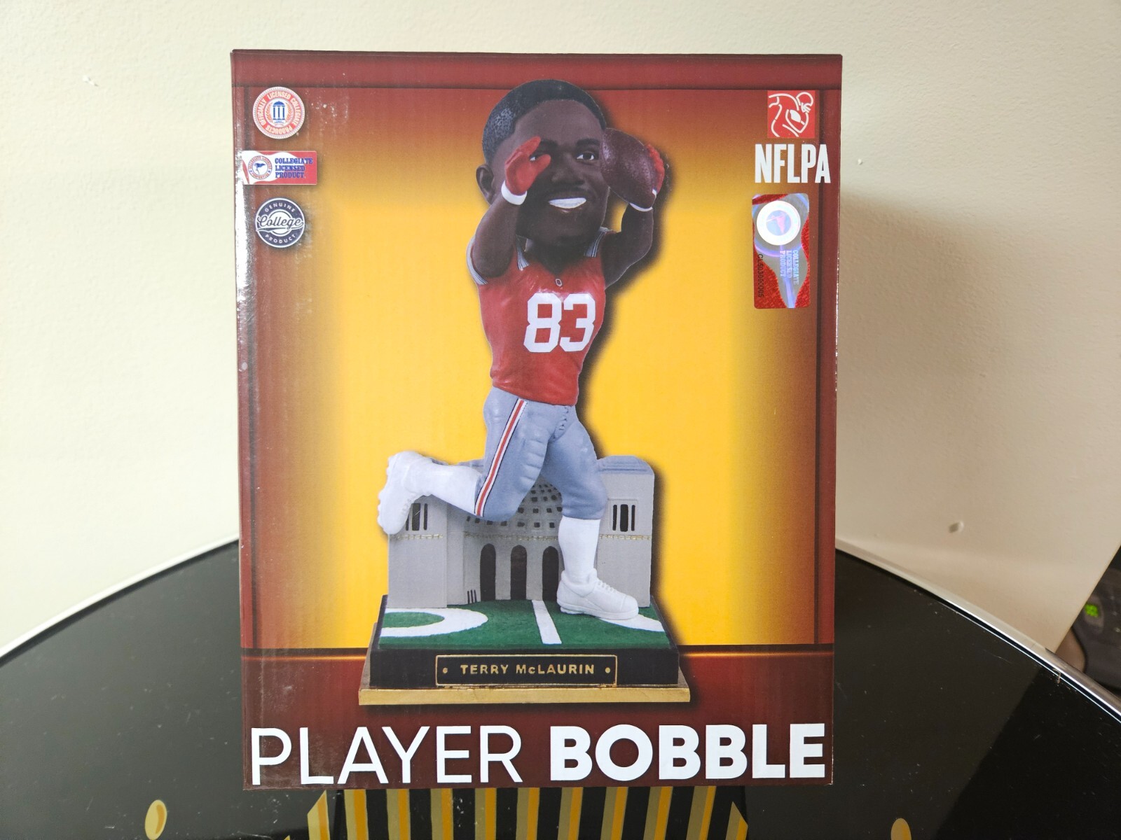 Rare Terry McLaurin Ohio State Buckeyes Gates Series Bobblehead Red Jersey #/144