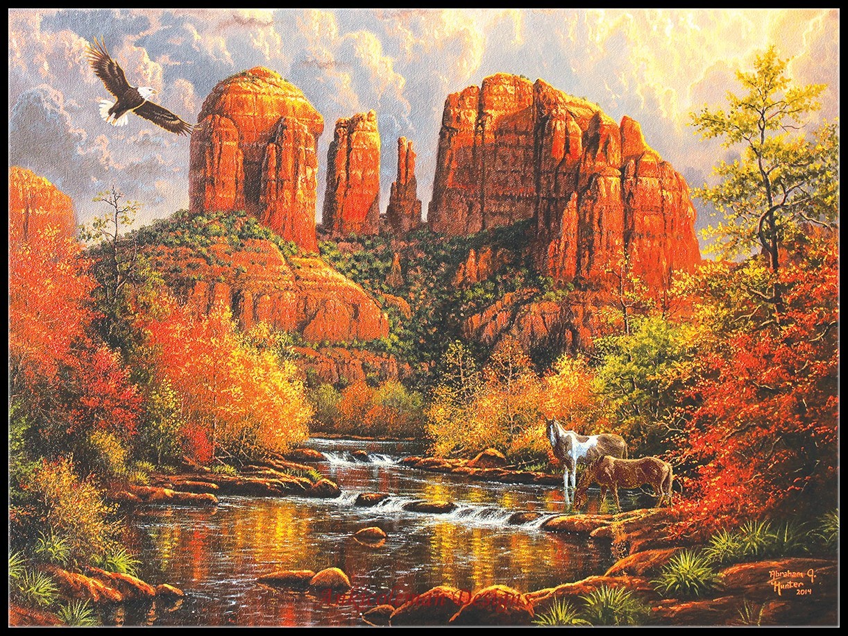 Chart Needlework DIY - Counted Cross Stitch Patterns - Sedona Majesty