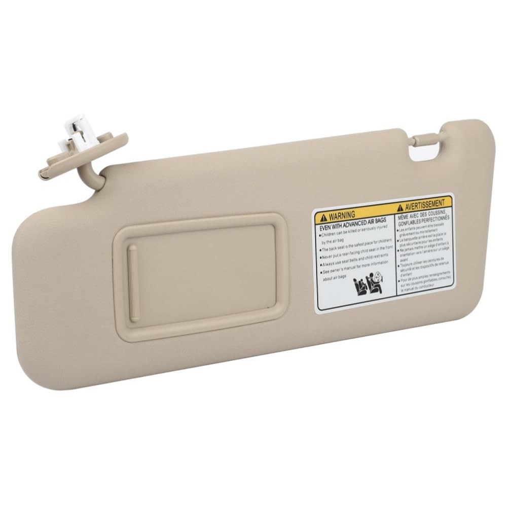 for Toyota Highlander 08-13 Left Side Sun Shade Visor Tan Beige 74320-48490-E0