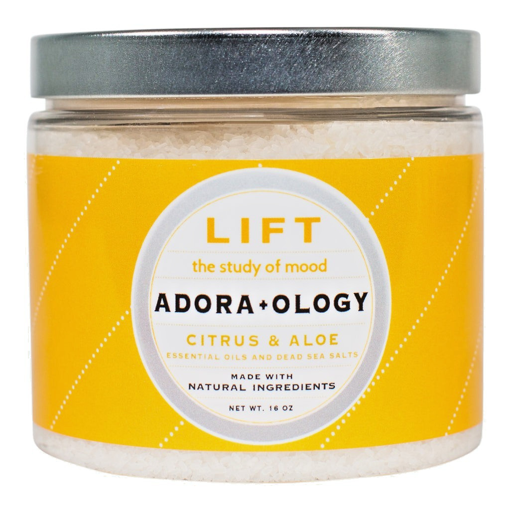 Spazazz Adoraology the study of mood - Citrus & Aloe Spa / Bath Salts - 16 oz.