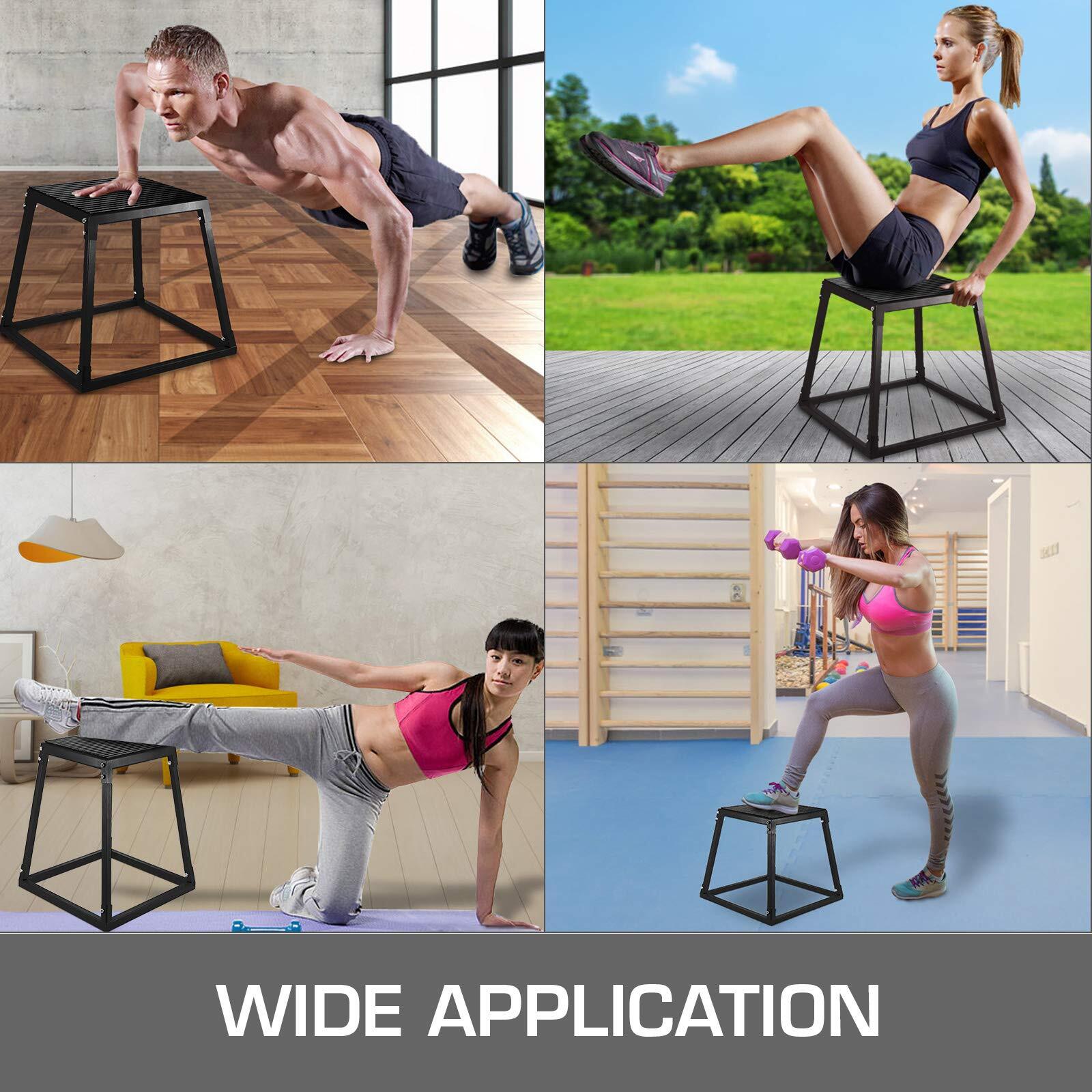 Box Jump Workout At Home Exercise Plyometric Box Jump Fitness Equipment Gym Use