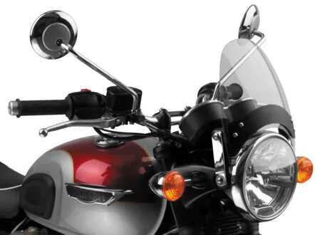 NC Windshield Light Tint Black Hardware 9in Suzuki GS425E 79