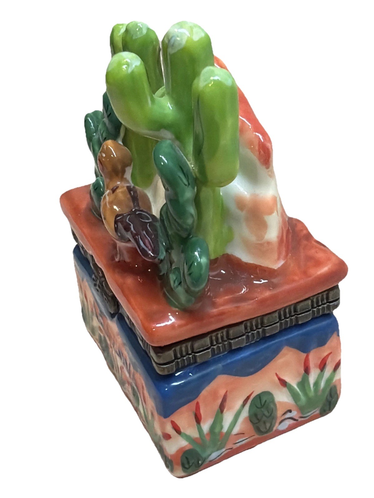 “Arizona” Ceramic Multicolored Trinket Box PO