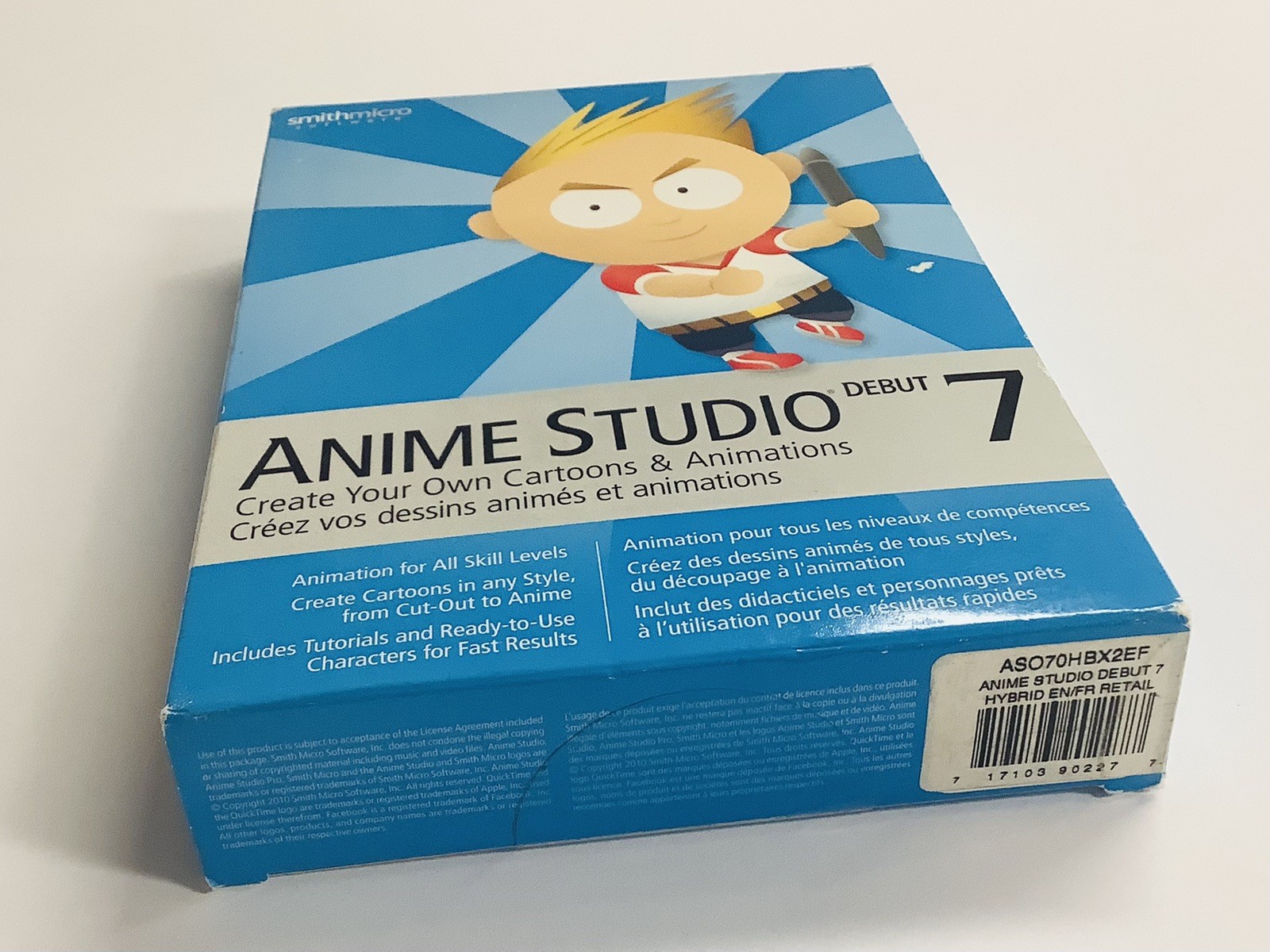 "BRAND NEW" Anime Studio Debut 7 (Win/Mac) Animation Software FACTORY SEALED
