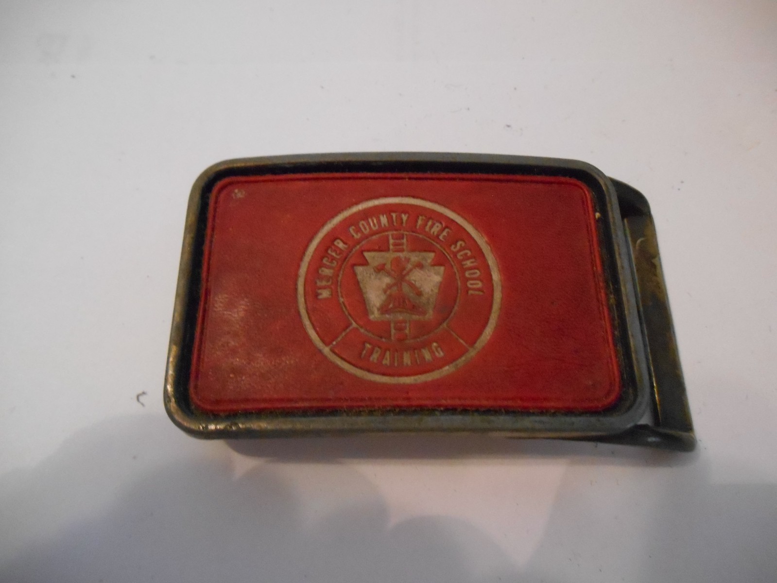 VTG Mercer County Fire School Training Belt Buckle