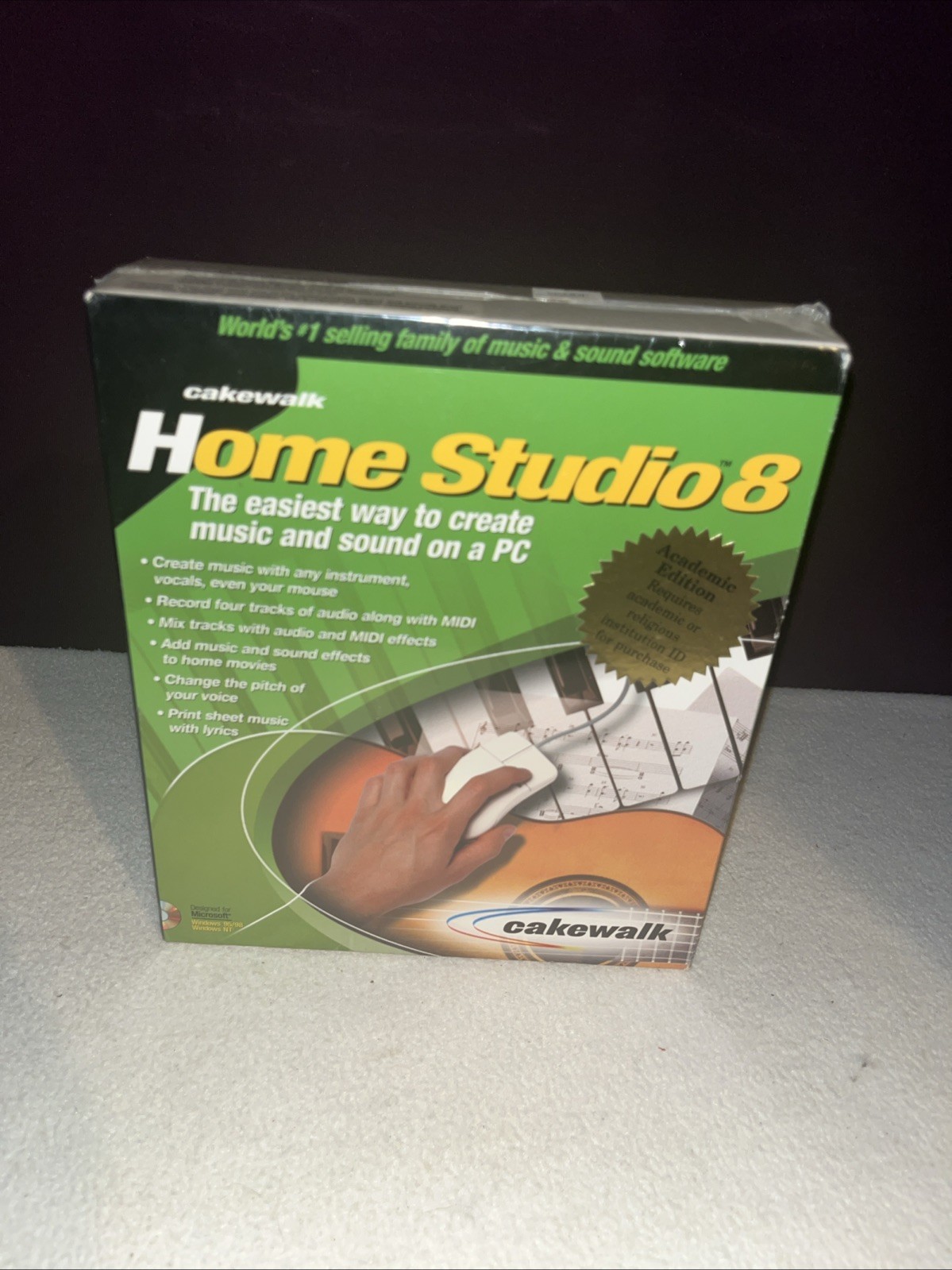 Cakewalk Home Studio 8 NEW in BIG SEALED Windows 95 Windows NT Cd Rom