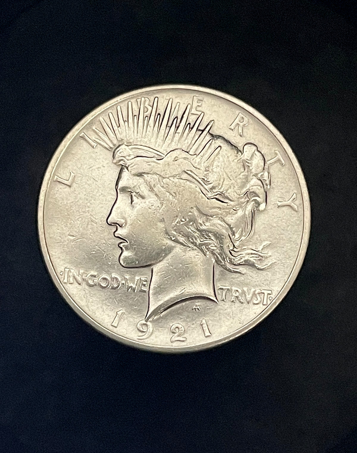 1921 High Relief KEY Date SILVER Peace Dollar Uncirculated Details