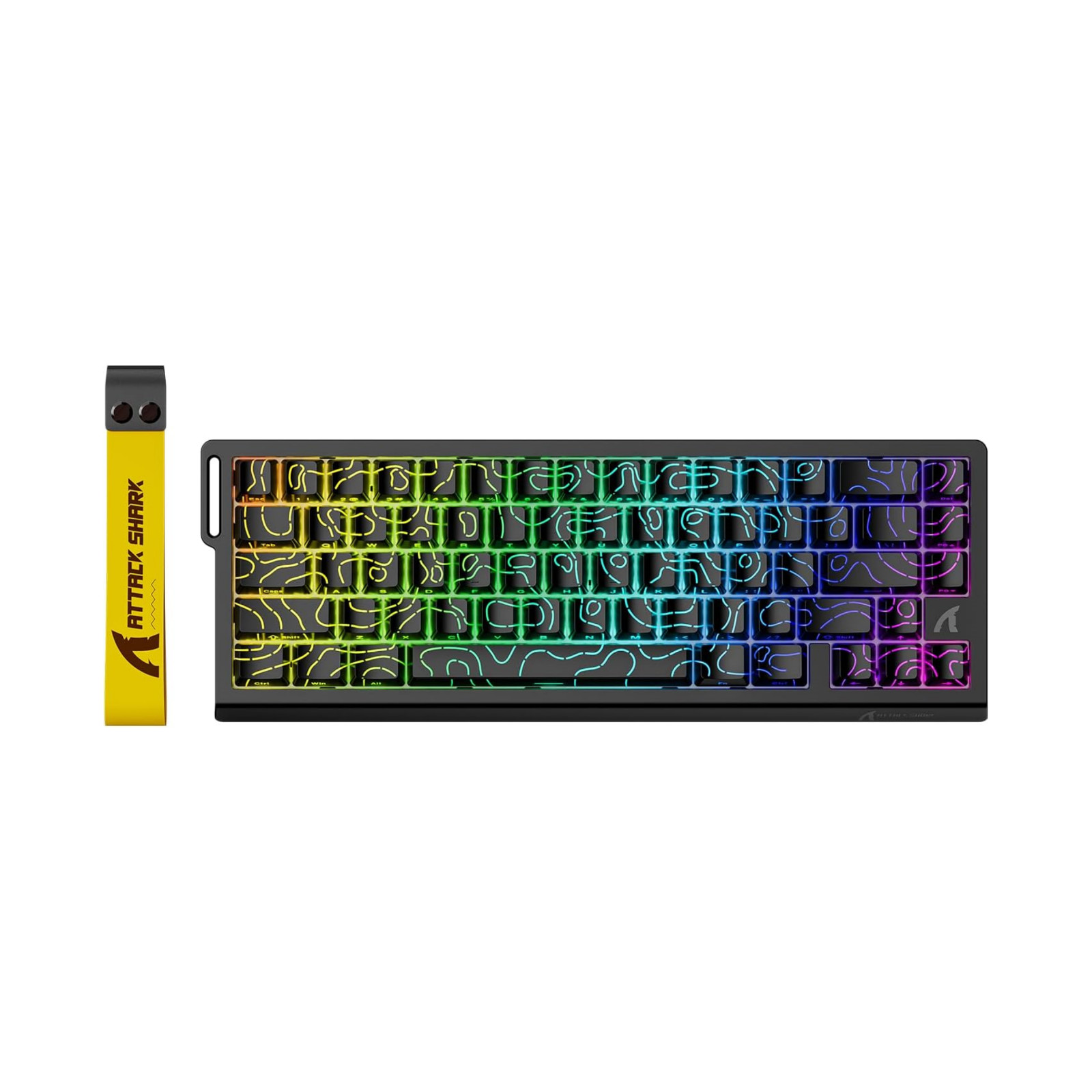 ATTACK SHARK X68 HE Wired Rapid Trigger Keyboard 60% Wired 8KHz Magnetic Switch
