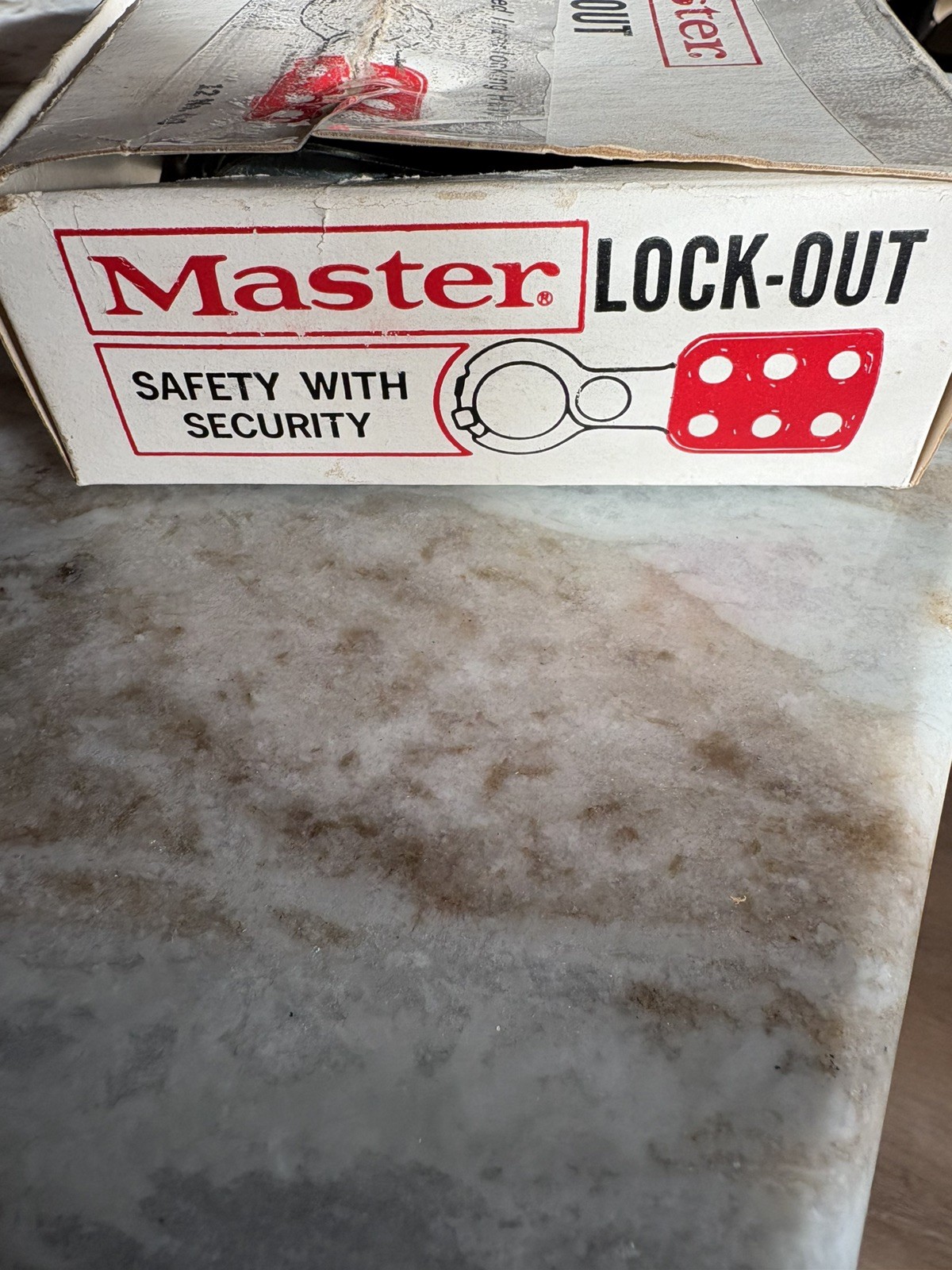 Vintage Master Lock - Lock-out In Interlocking Hasp 12 Total No.420