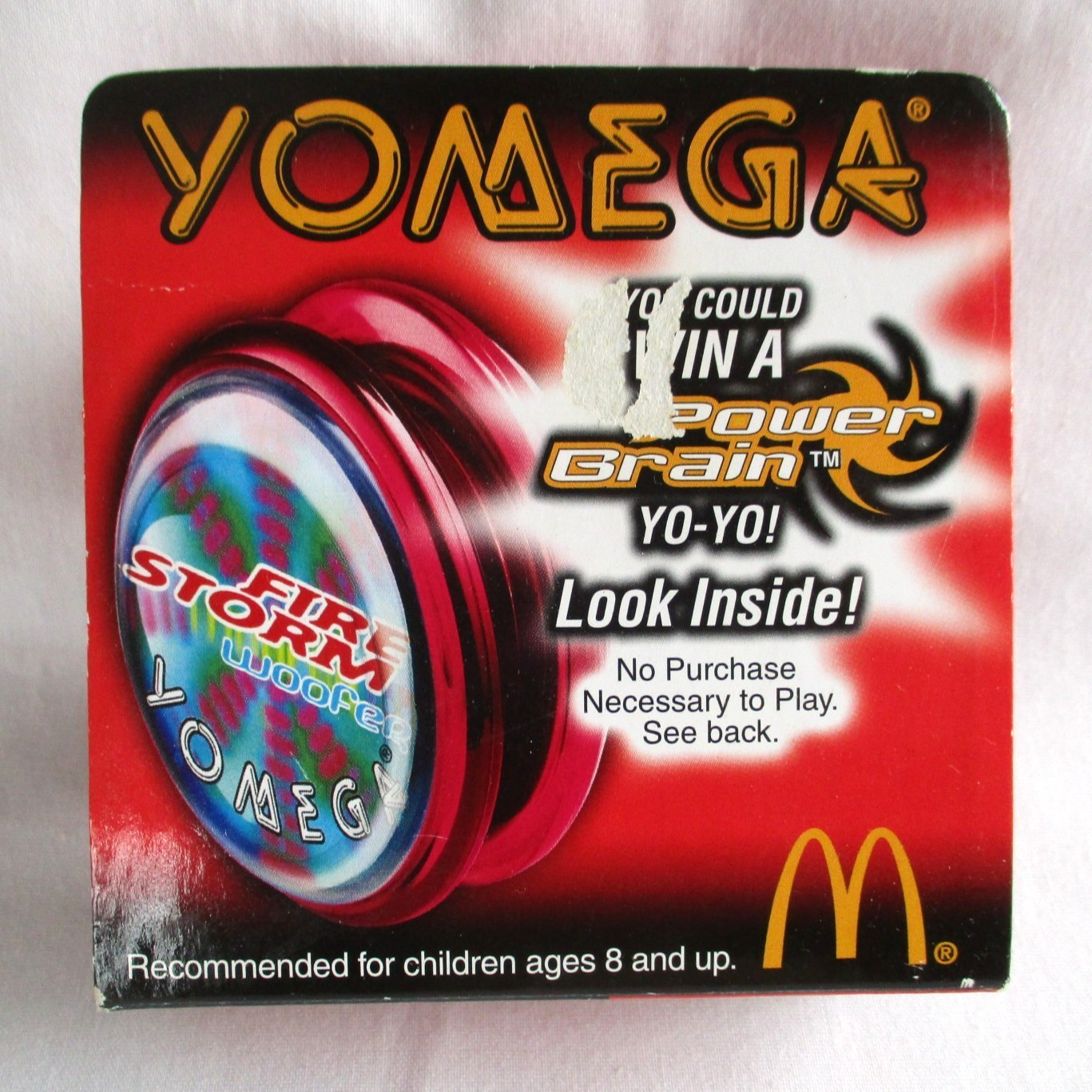 Yomega Firestorm Woofer YoYo 2000 Red #5 McDonald's Happy Meal Premium