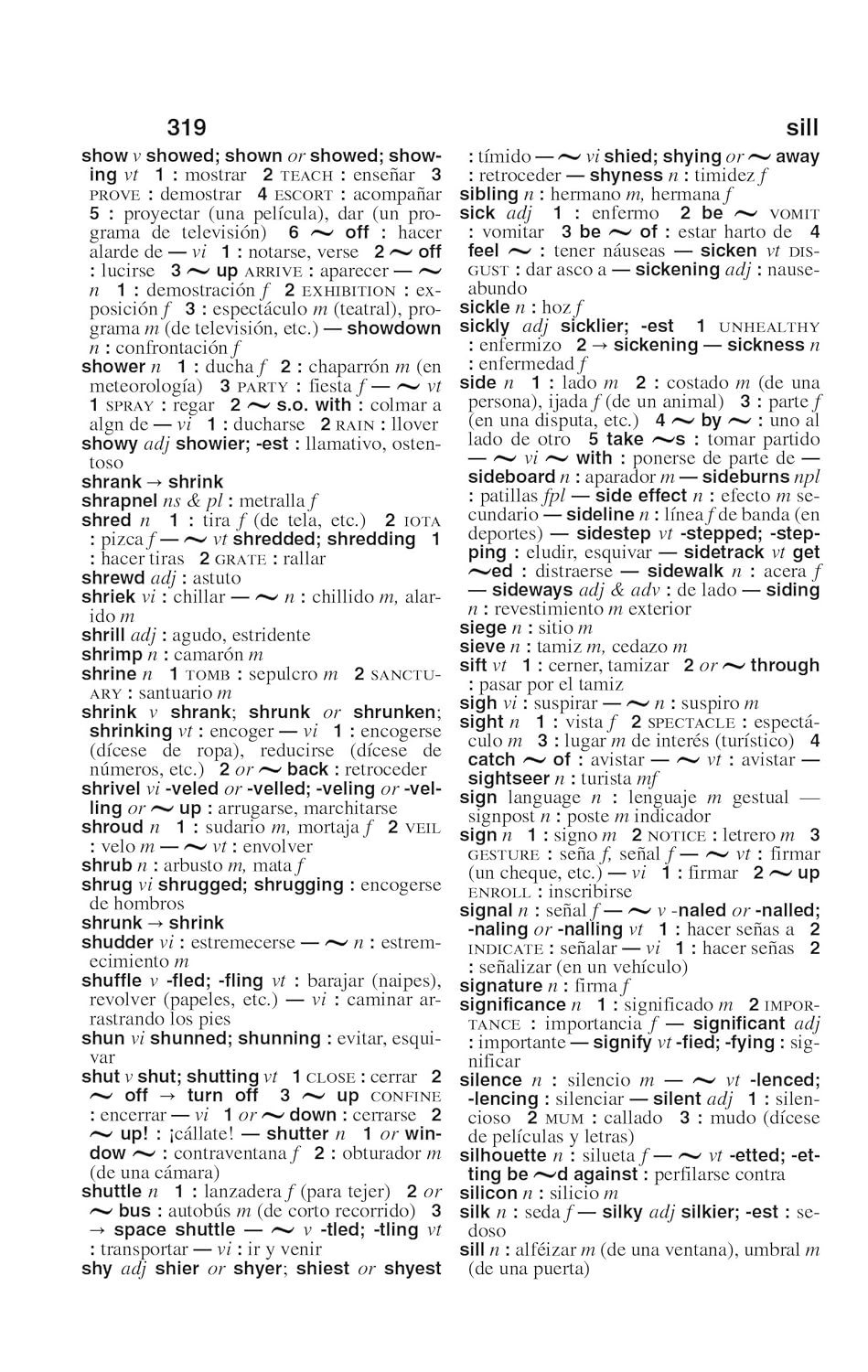 Merriam-Webster Webster’S Spanish-English Dictionary for Students, Second Editio