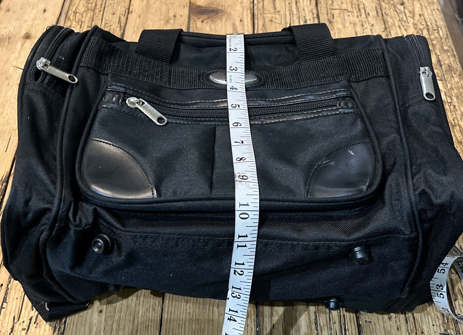 Carnegie Medium Travel Bag With Cross Body Strap Black