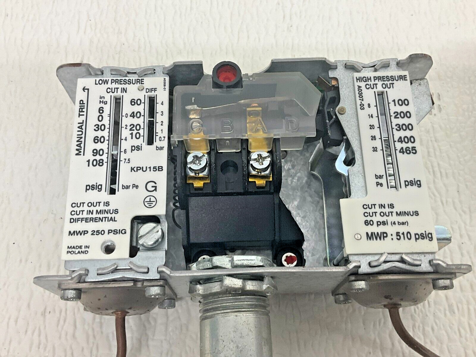 Danfoss KPU15B Dual Pressure Control Unit (TSC)