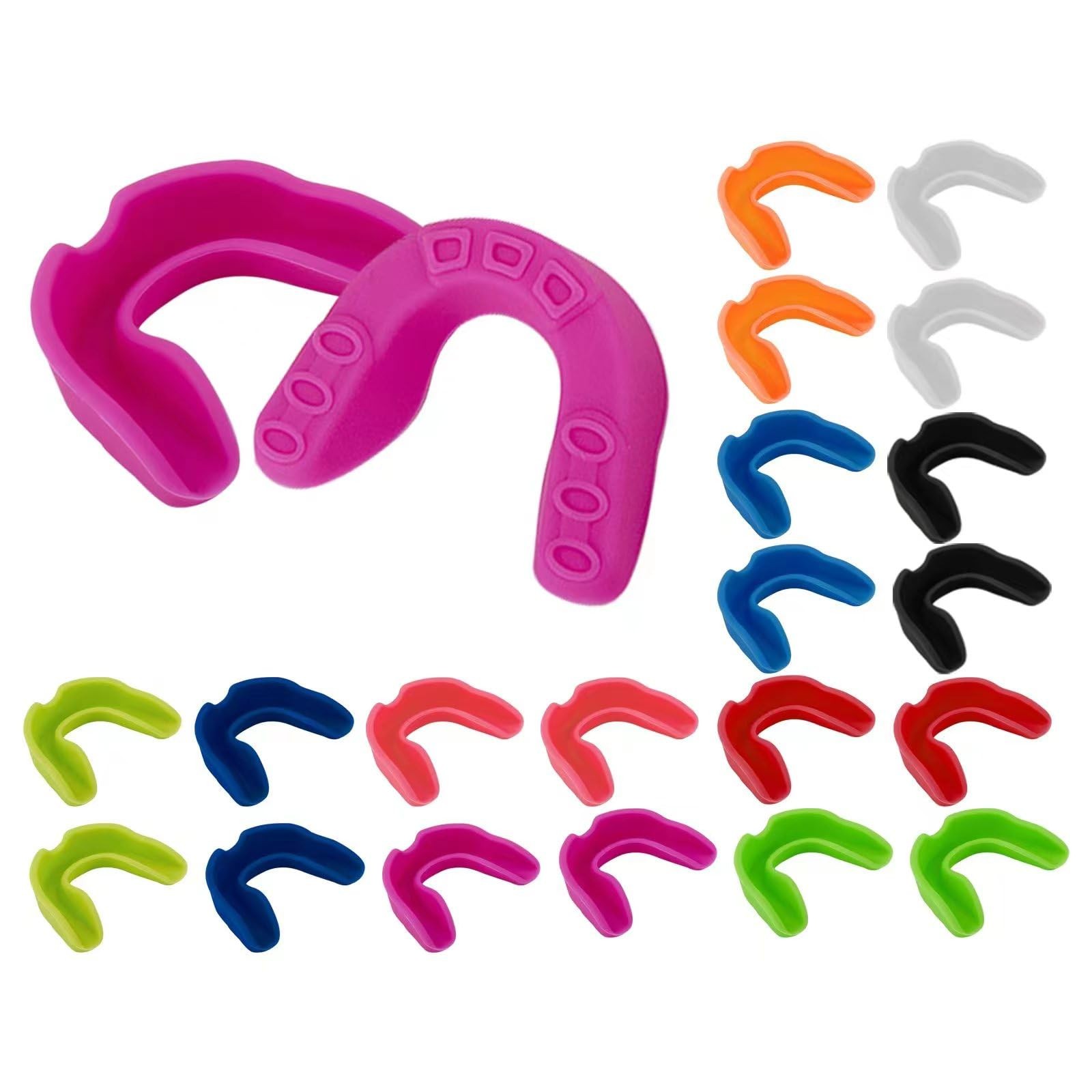 20 Pcs Sports Mouth Guards Gum Mouthguard Teeth Armor Game Guard for Boxing B...