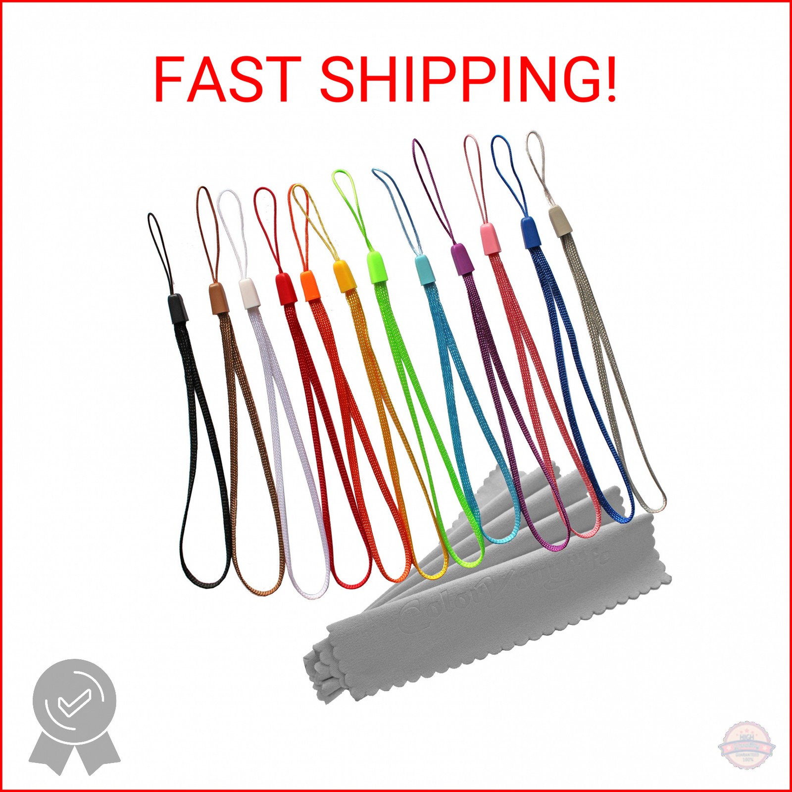 2 Dozen Wrist Straps Lanyards for USB Flash Drive Memory Stick Capacitive Stylus