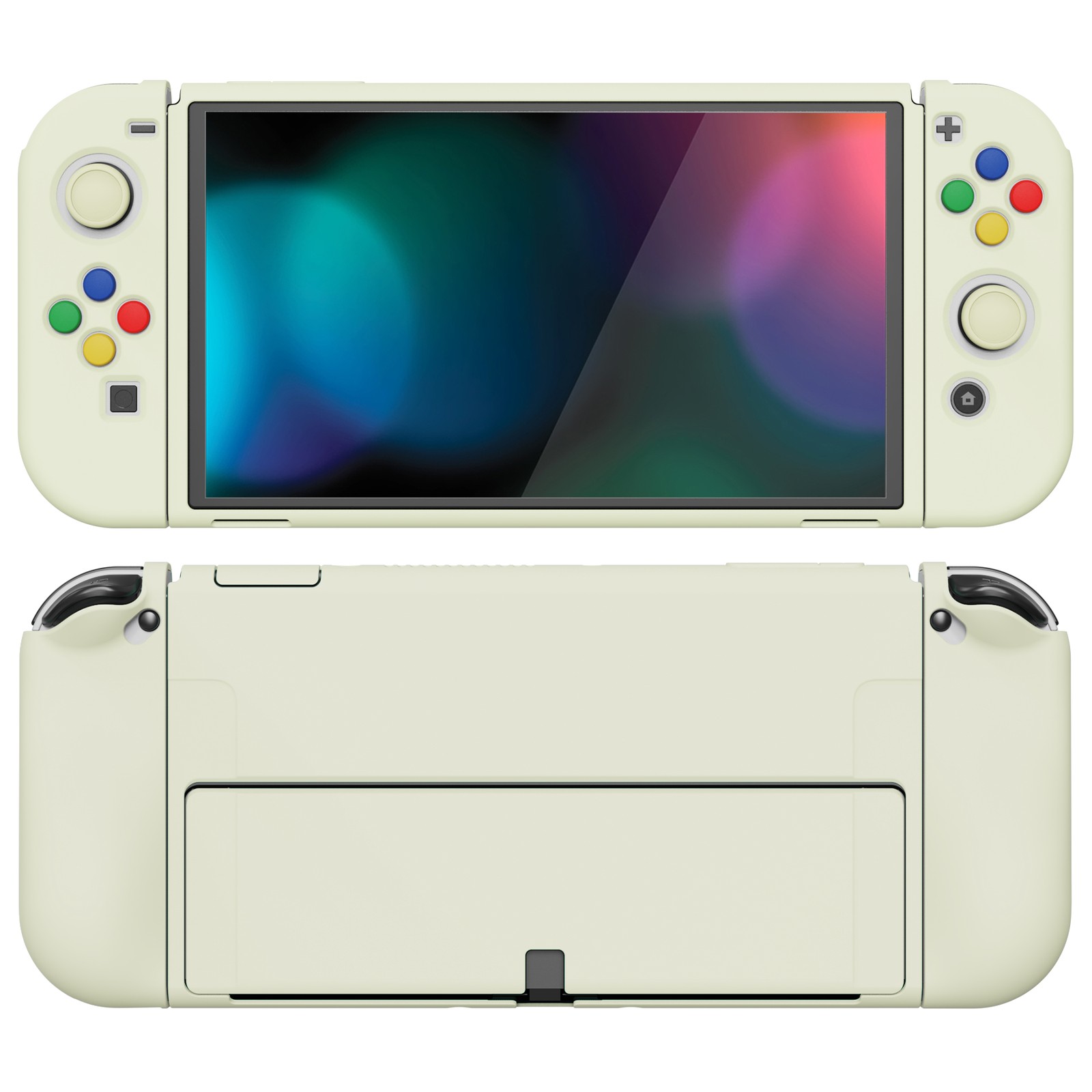 PlayVital Soft Protective Case for Nintendo Switch OLED, Joycon Grip Cover