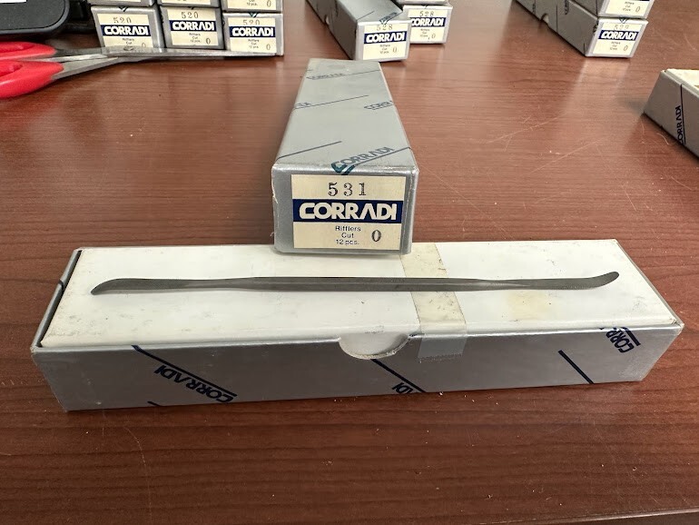 CORRADI RIFFLERS CUT FILES LOT OF 4 SERIES:531 CUT:0