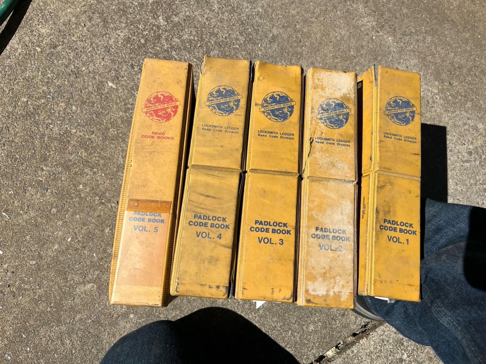 Reed Code Books Padlocks Volumes 1-5 Lot Of 5